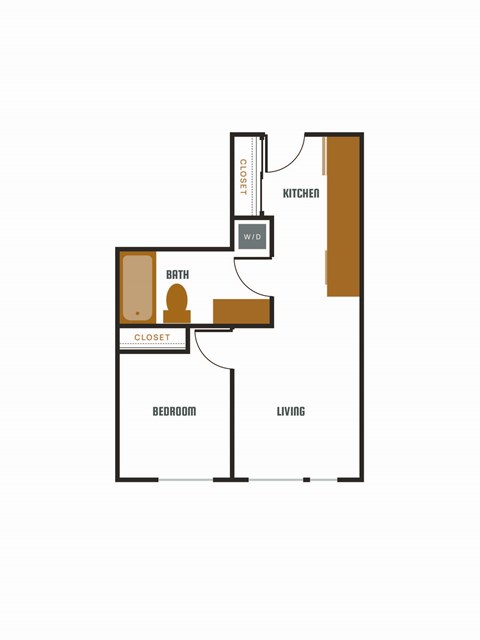 a floor plan of a house with an open floor plan